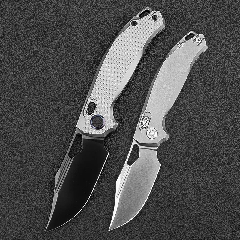 カンナ  龍虎 Django XL Diamond Ti DLC Black — KUNWU Knives